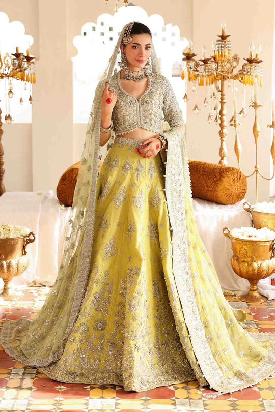 Maria B Branded Wedding Lehenga thumbnail 5