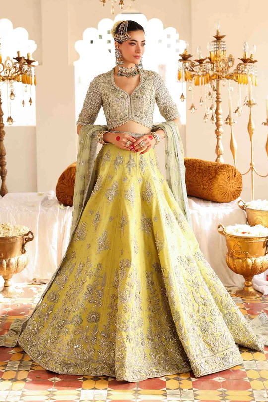 Maria B Branded Wedding Lehenga thumbnail 6